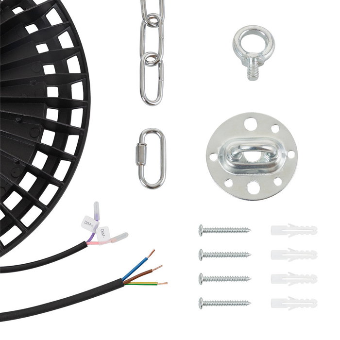 Campana LED 200W 34.000Lm 6000K IP65 Driver Regulable 0-10V 30.000H