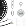 Campana LED 200W 34.000Lm 6000ºK IP65 Driver Regulable 0-10V 30.000H Iluminación Industrial Exterior Interior