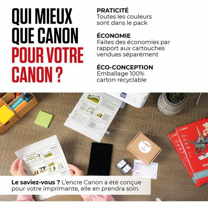 Canon CLI-581 Multipack de 4 Cartuchos (BK/C/M/Y) Original