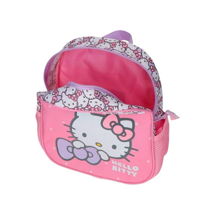 Mochila Escolar Hello Kitty My Favourite Bow Rosa