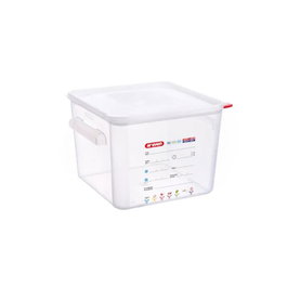 ARAVEN Contenedor Cuadrado con Tapa 12L