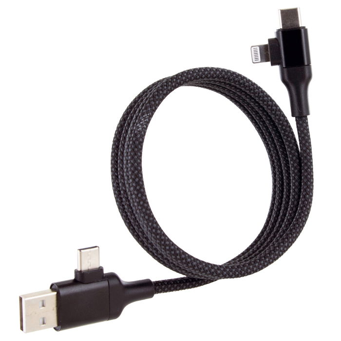 Be Mix Cable Magnético 4 En 1 60W de Plástico