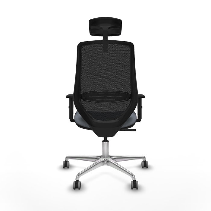 PIQUERAS Y CRESPO Silla de oficina Mardos con mecanismo Sincro, Gris y Negro