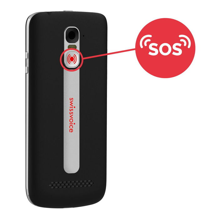 Smartphone Swiss Voice S510-C Negro