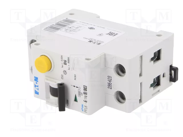 EATON ELECTRIC RCBO PFL6 6A 30mA 1+N EATON ELECTRIC RCBO PFL6 6A 30mA 1+N