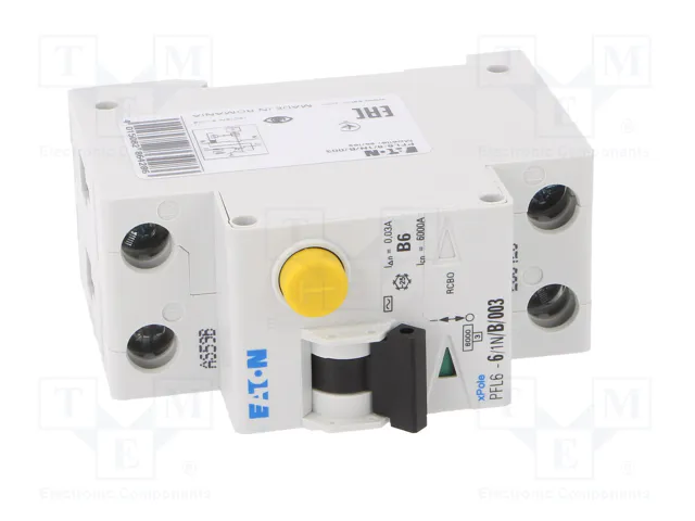 EATON ELECTRIC RCBO PFL6 6A 30mA 1+N EATON ELECTRIC RCBO PFL6 6A 30mA 1+N