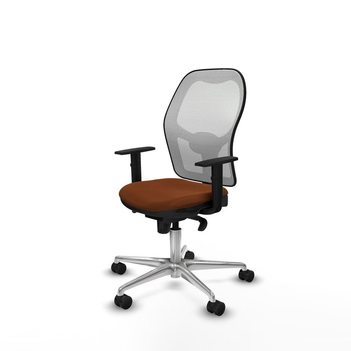 PIQUERAS Y CRESPO Silla de oficina Jorquera Marrón y Blanco