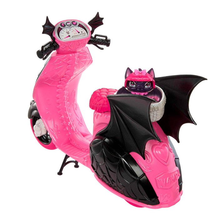 Mattel Monster High Draculaura con su Scooter y Count Fabulous Mattel Monster High Draculaura con su Scooter y Count Fabulous