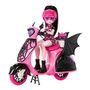 Mattel Muñeca Monster High Draculaura y su Scooter 21,30x27,90x9,74 cm Edad Mínima Recomendada: 4 Años