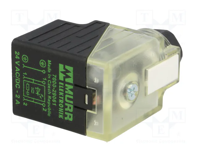 MURRELEKTRONIK Conector de válvulas industrial formato A 18mm 3 PIN