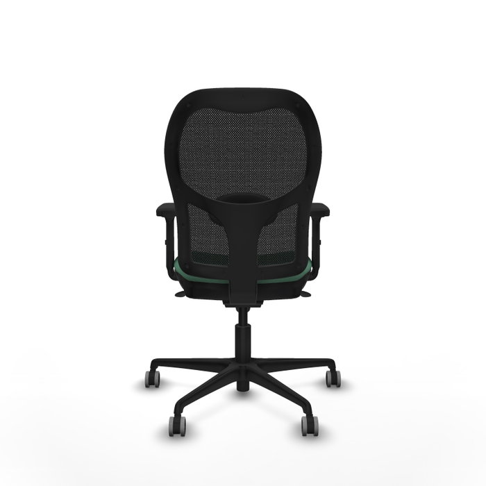 PIQUERAS Y CRESPO Silla de oficina Jorquera Verde Esmeralda y Negro