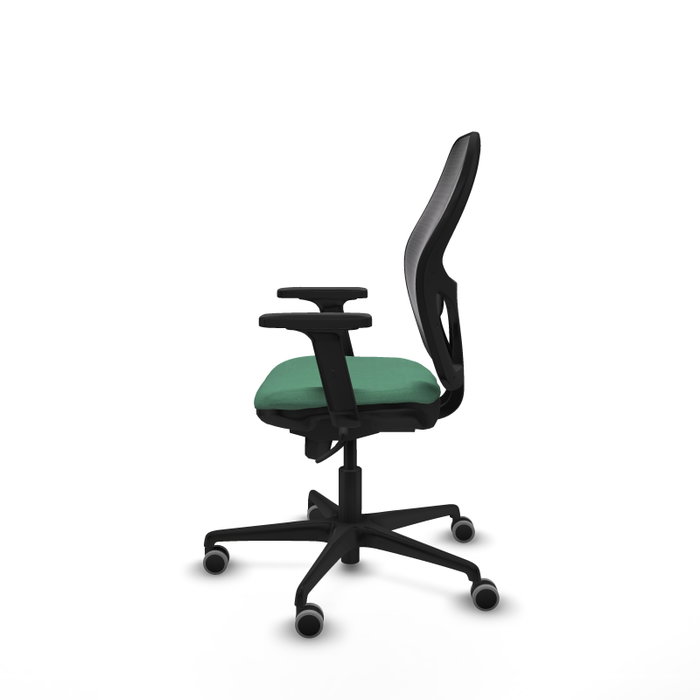 PIQUERAS Y CRESPO Silla de oficina Jorquera Verde Esmeralda y Negro