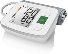 MEDISANA Tensiómetro de Brazo Digital para Presión Arterial, Monitoreo de Pulso y Pantalla Grande - Incluye Estuche
