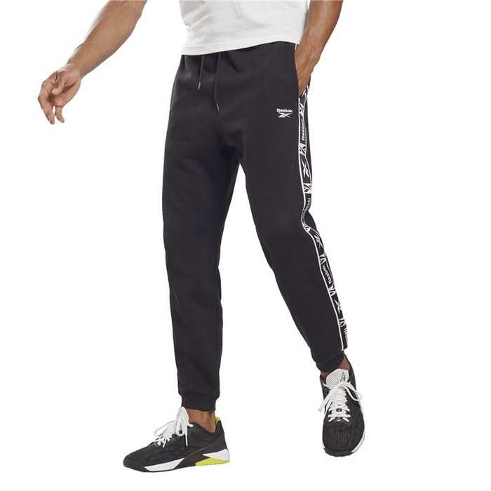 Pantalón Largo Deportivo Reebok Ri Tape Jogger Negro Hombre XL