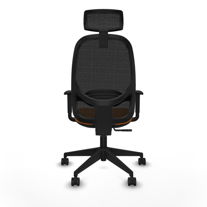 PIQUERAS Y CRESPO Silla de oficina Cilanco Naranja y Negro PIQUERAS Y CRESPO Silla de oficina Cilanco Naranja y Negro