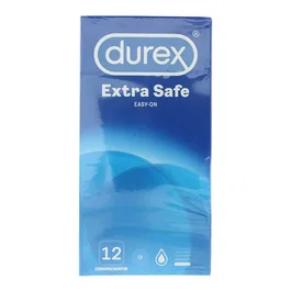 Durex Extra Safe Conjunto de 12 Condones Masculinos Regular Fit