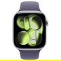 Apple Watch S11 Aluminium 46mm Plata con correa deportivo morado M/L