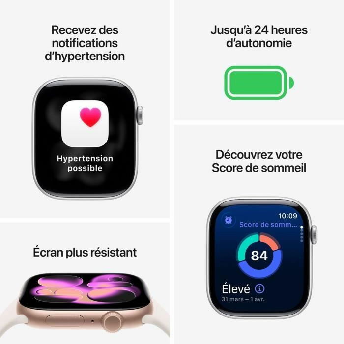 Smartwatch Apple MEVA4QL/A Plateado 1,96" 46 mm