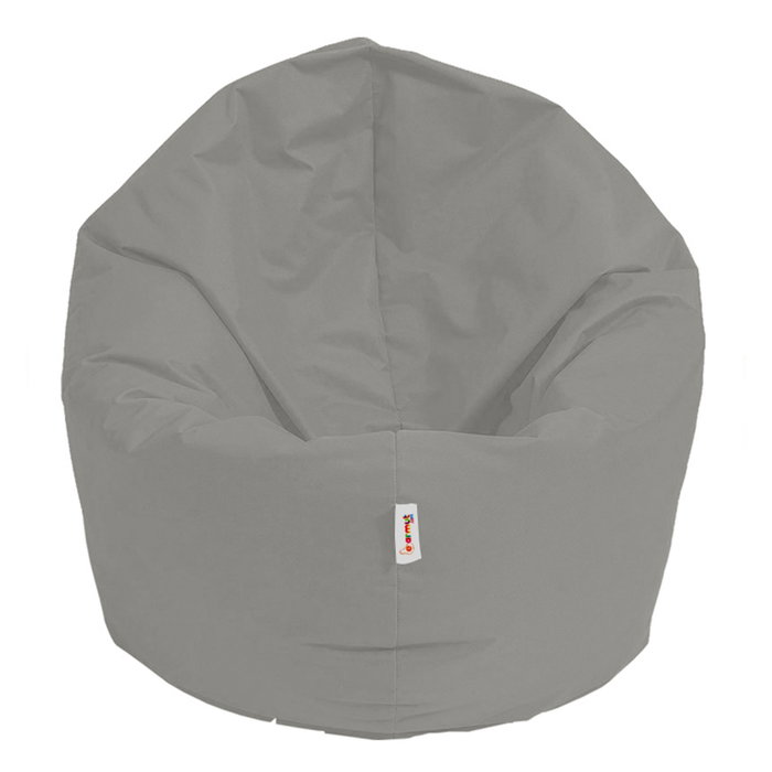 Atelier Del Sofa 100 Cushion Pouf - Gris Humo para Jardín, 100cm Diámetro, Impermeable, Espuma Reciclada