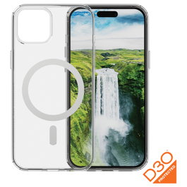 dbramante1928 Iceland Ultra D3O MS para iPhone 15 Plus, Transparente/Blanco