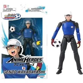 Bandai Anime Heroes Capitán Tsubasa Figura 17 cm Genzo Wakabayashi 37792