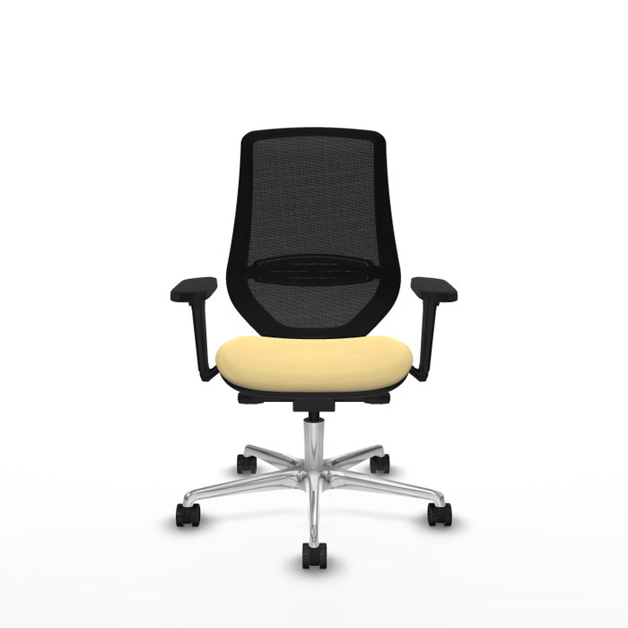 PIQUERAS Y CRESPO Silla de oficina Mardos con mecanismo Sincro/Traslack Crema y Negro PIQUERAS Y CRESPO Silla de oficina Mardos con mecanismo Sincro/Traslack Crema y Negro