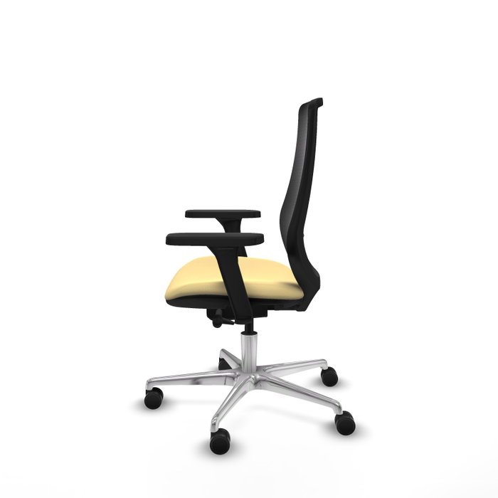 PIQUERAS Y CRESPO Silla de oficina Mardos con mecanismo Sincro/Traslack Crema y Negro PIQUERAS Y CRESPO Silla de oficina Mardos con mecanismo Sincro/Traslack Crema y Negro