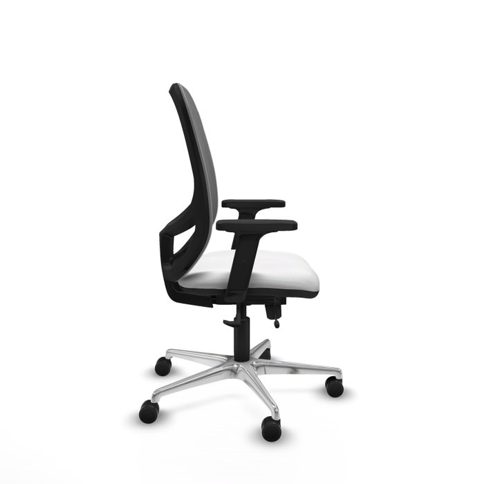 PIQUERAS Y CRESPO Silla de oficina Cilanco con mecanismo Sincro/Traslack, Blanco y Gris PIQUERAS Y CRESPO Silla de oficina Cilanco con mecanismo Sincro/Traslack, Blanco y Gris