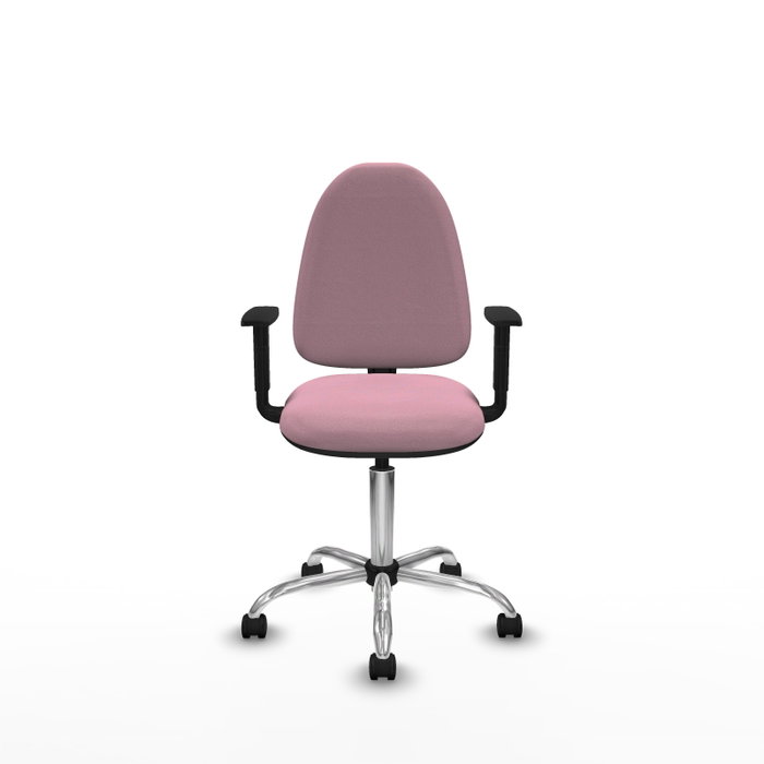 PIQUERAS Y CRESPO Silla de oficina Aýna Rosa con Brazos 1D
