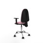 PIQUERAS Y CRESPO Silla de oficina Aýna Rosa con Brazos 1D