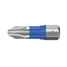WIHA T 9132 Caja 5 Puntas 1/4 Torsion PH1-25mm Azul