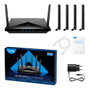 Cudy AC1200 Wi-Fi 4G LTE-Cat6 Gigabit Router Doble Banda Negro LT700