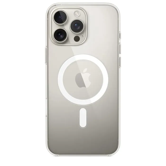 Apple Funda transparente con MagSafe para iPhone 16 Pro Max