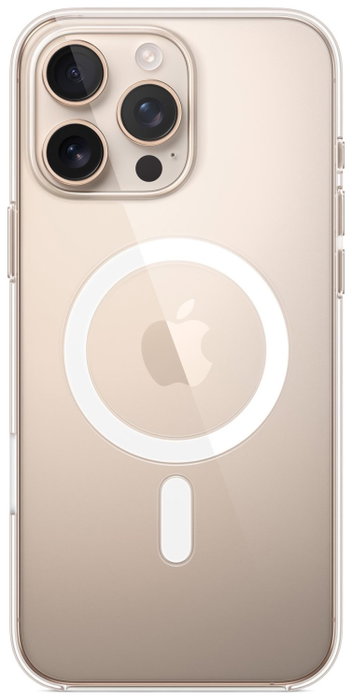 Apple Funda transparente con MagSafe para iPhone 16 Pro Max
