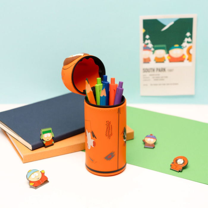 ERIK Portatodo 3D Kenny South Park Silicona Suave Cremallera Personalizada Base Extensible