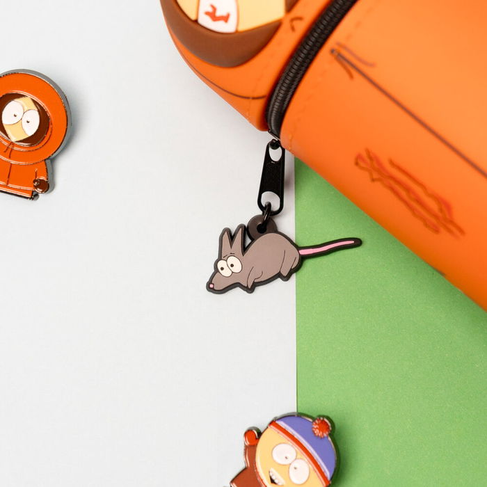 ERIK Portatodo 3D Kenny South Park Silicona Suave Cremallera Personalizada Base Extensible