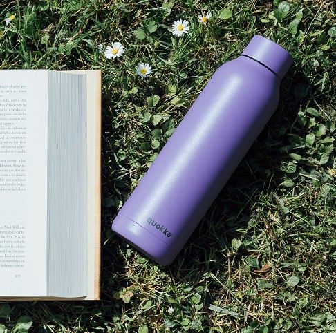 QUOKKA Botella Termo Acero Inoxidable Solid Amethyst Purple 630 ml