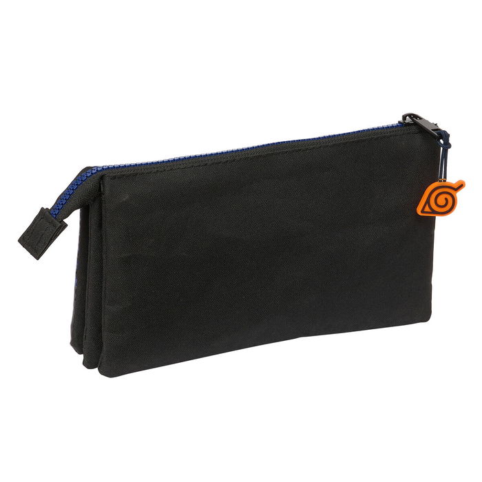 Portatodo Triple Naruto Ninja Azul Negro 22 x 12 x 3 cm Portatodo Triple Naruto Ninja Azul Negro 22 x 12 x 3 cm