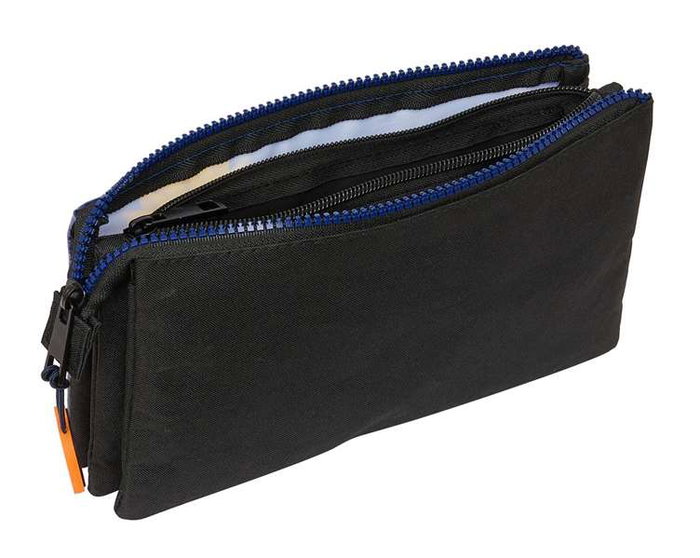 Portatodo Triple Naruto Ninja Azul Negro 22 x 12 x 3 cm