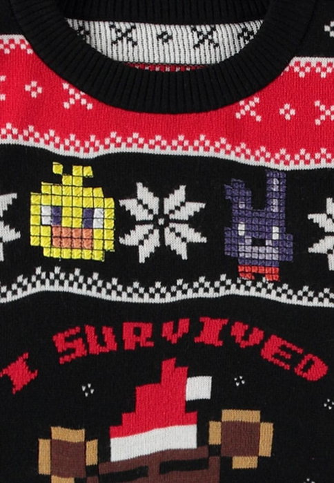 Difuzed Five Nights at Freddy's Sudadera Survived Five Nights (Christmas Jumper) talla L