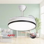 AVANT Ventilador de Techo 42" Retráctil con Motor 30W, LED 36W y Control por App