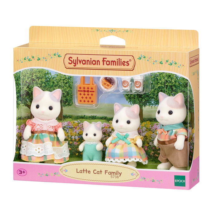 Sylvanian Families 5738 Familia Gato Latte Figuras Y Accesorios Sylvanian Families 5738 Familia Gato Latte Figuras Y Accesorios