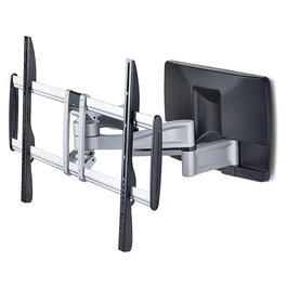 StarTech.com Soporte de TV de Pared VESA Articulado de Perfil Bajo para Pantallas Planas de 32 a 100 Pulgadas, 85 kg de Carga, VESA 800x500, TAA, Negro