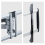 StarTech.com Soporte de TV de Pared VESA Articulado de Perfil Bajo para Pantallas Planas de 32 a 100 Pulgadas, 85 kg de Carga, VESA 800x500, TAA, Negro