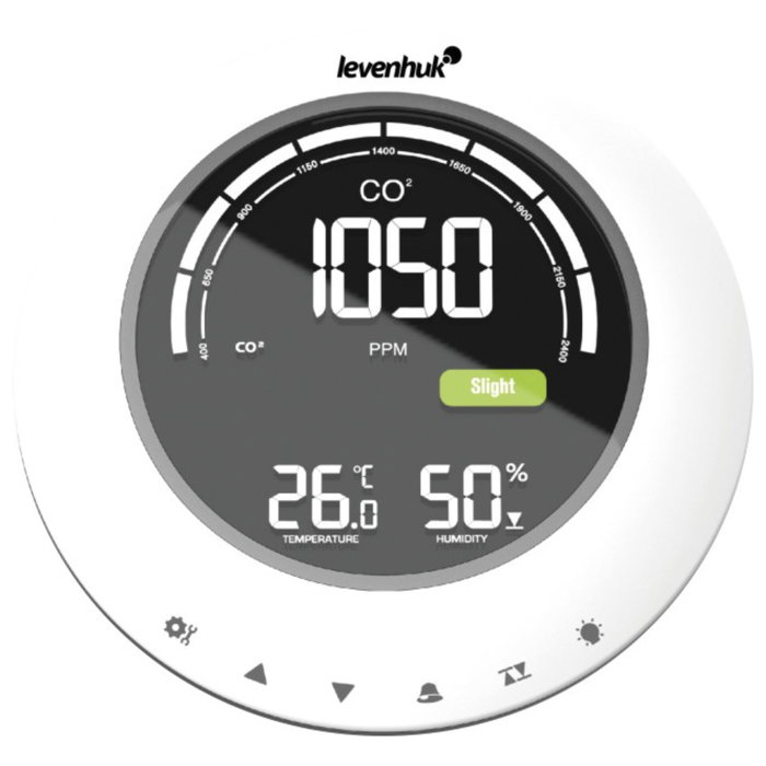 Levenhuk Wezzer PLUS LP90 Medidor de CO₂ Levenhuk Wezzer PLUS LP90 Medidor de CO₂