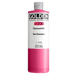 Golden Fluid Colores Acrílicos Rosa Fluorescente 473 ml