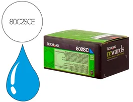Lexmark 80C2SCE Toner Láser Original Cian - 2000 Páginas