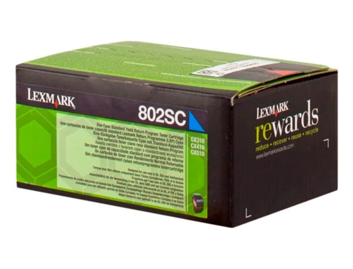 Lexmark 80C2SCE Toner Láser Original Cian - 2000 Páginas