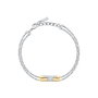 Trussardi Pulsera TJAXC27 de Acero Inoxidable Gris