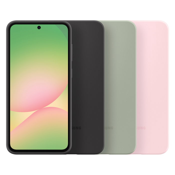 Samsung Funda de Silicona para Galaxy A56 5G, Resistente a Impactos y Rayones, Negra - Silicone Case